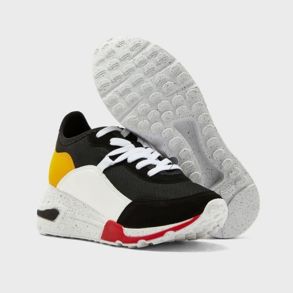 Aldo Cadorelia Mid Heel Low Top Sneakers Size 8 - Picture 1 of 6